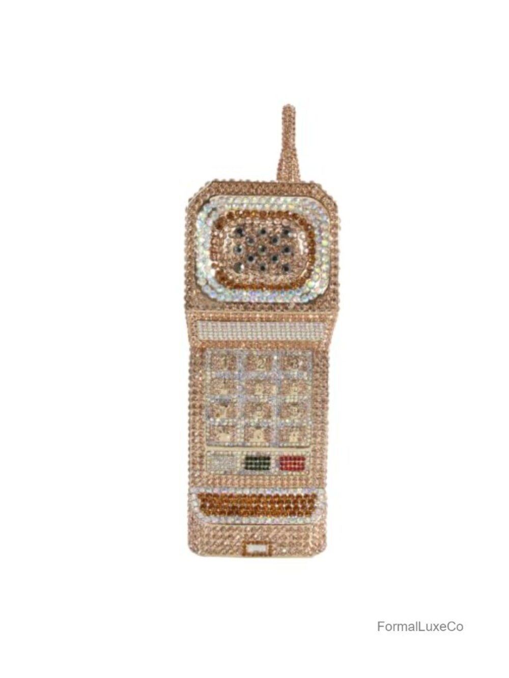 Rhinestone Clutch Evening Bag Vintage Cellphone Purse Wedding Party Sparkly